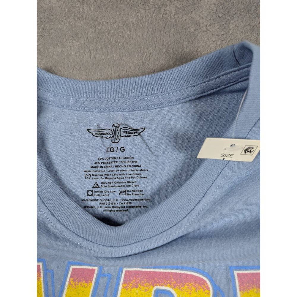 Indianapolis Motor Speedway Indy 500 Tank Top Mens Large NWT Graphic Sleeveless - Picture 2 of 6